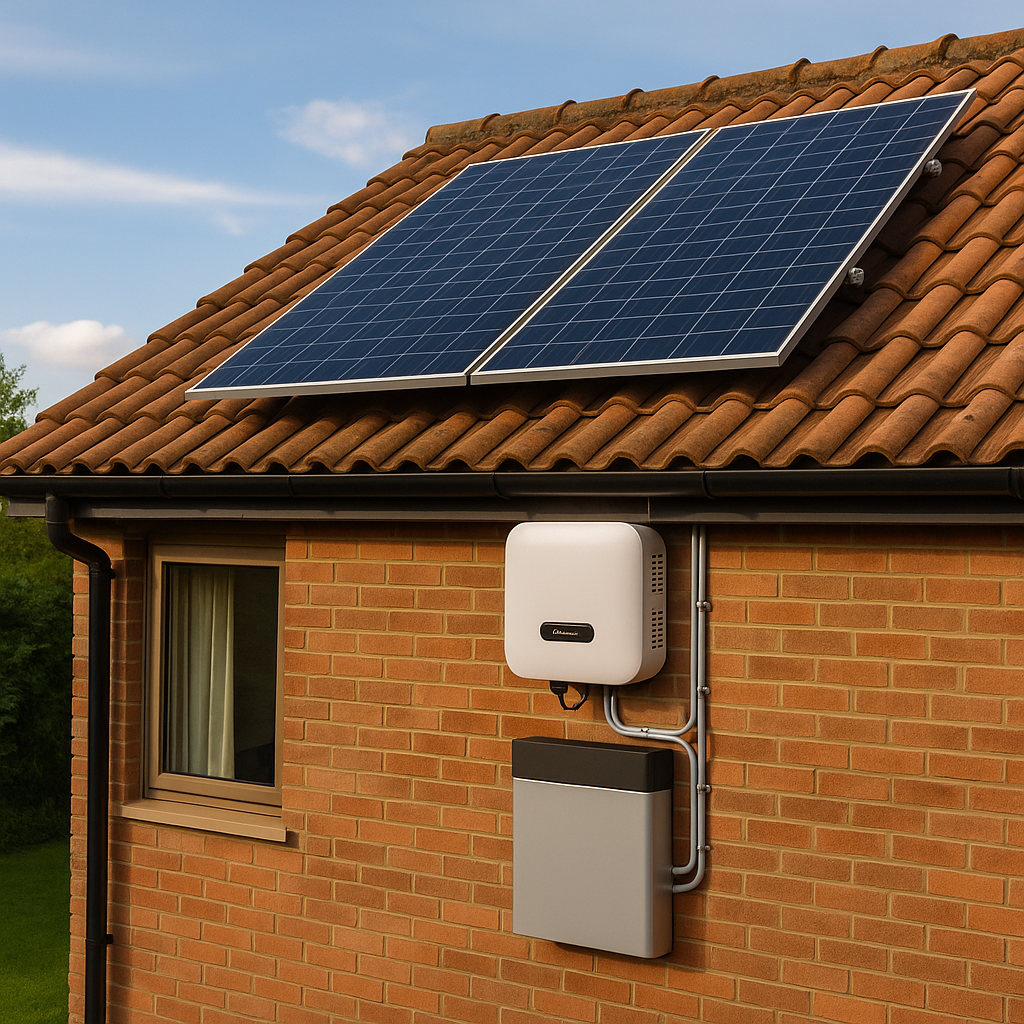 Sistema Solar Híbrido con Baterías